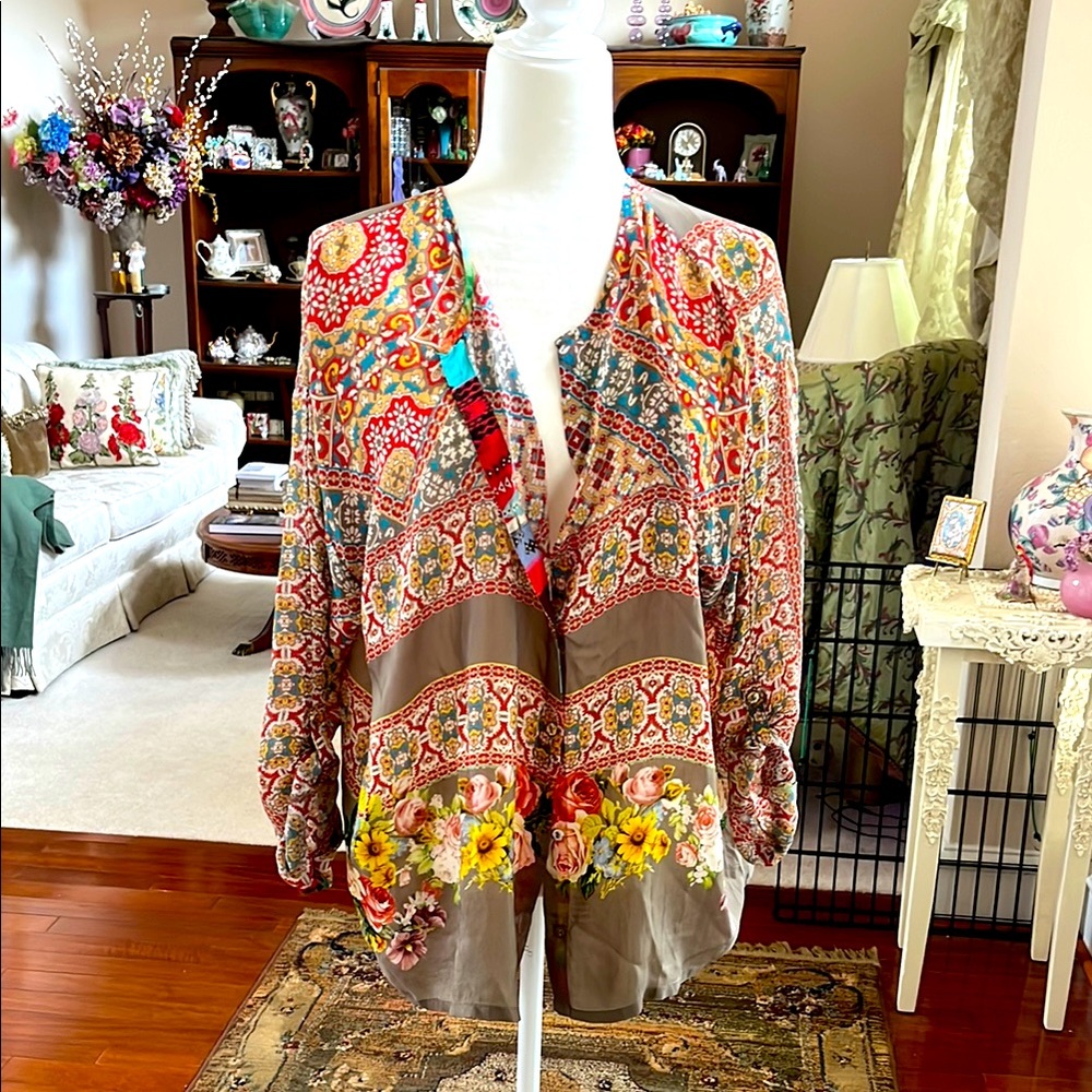 Floral Multicolor Women's Jacket